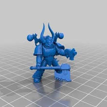 champion du chaos jeu jouet warhammer 40k space marine 3d print model - Mito3D