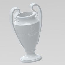 champions league cup soccer trophy soocer 3d print model - Mito3D