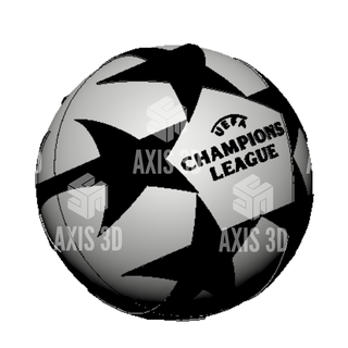 campeones liga dibujar pelota fútbol Deportes taza 3d print model - Mito3D