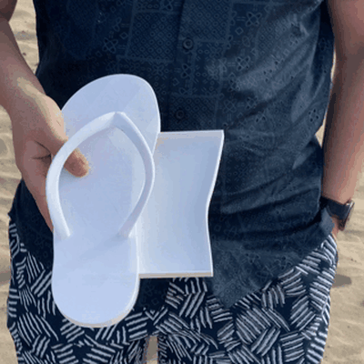 chinelo dedo anti roubo caja fuerte playa verano piscina caj n secreto praia natação flip flop seguro segredo gaveta verão 3d print model - Mito3D