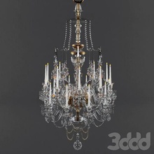 chandelier 3d print model - Mito3D