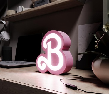 lampadario Barbie comodino casa Camera letto lampada candeliere illuminazione schermo luce lampade guidato ken 3d print model - Mito3D