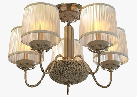 chandelier adagio 3d model lights lamps globes chandlier light deco lamp ceiling 3d print model - Mito3D