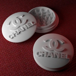 chanel grinder smoke smoker weed grass joint drugs tobacco box crumble canabise shit 3d print model - Mito3D