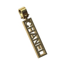 Chanel kolye kefalet 3d Yazdır model takı moda bling altın yazdırılabilir mücevher gümüş lüks klasik sterlin 3d print model - Mito3D