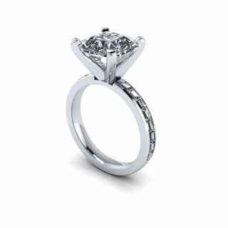 kanal Ayarlamak elmas yüzük r2 bilezik Solitaire takı mücevherler safir altın gümüş nişan düğün cad yazdırılabilir 3d kolye küpe bileklik 3d print model - Mito3D