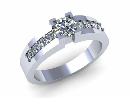canale impostato nozze squillare r33 braccialetto solitario gioielleria diamante monaco budha oro argento Fidanzamento cad stampabile 3d pendente orecchino bambino 3d print model - Mito3D