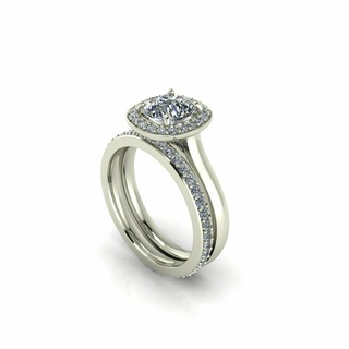 canal sid calcul diamant bague r5 bracelet solitaire bijoux moine Budha or argent engagement mariage goujat imprimable 3d pendentif boucle d'oreille bébé 3d print model - Mito3D