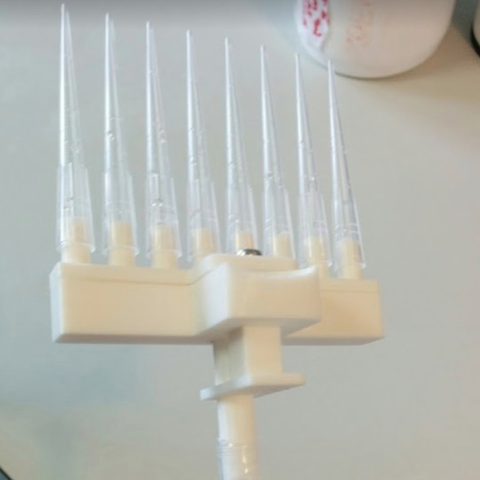 8 canaux aspirateur outil 3D print model - Mito3D