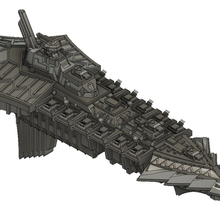 chaos battleships game toy accessories bfg battlefleet gothic 3d print model - Mito3D