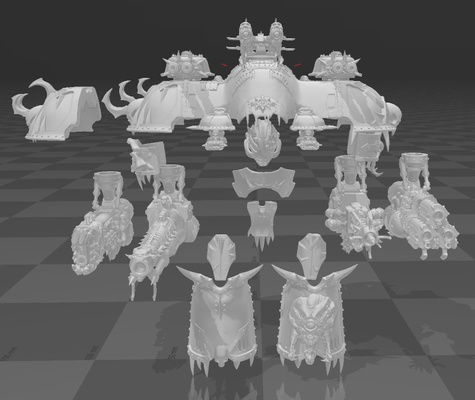 chaos bits tyrant aka big doom knight game 3d print model - Mito3D