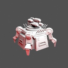 caos deathdrop bunker 40k tanque warhammer 3d print model - Mito3D