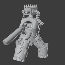 chaos finalizer - loxodon-class tactical dreadnought armor animal wargames miniature 3d print model - Mito3D