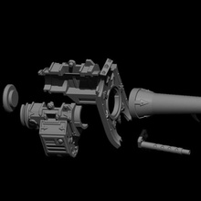 chaos knight battle cannon warhammer40k wargames miniatures wargaming imperial scifi tabletopgaming battlecannon reaper 3d print model - Mito3D