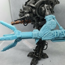 caos Caballero garra brazo warhammer40k juegos guerra miniaturas juego mperial ciencia ficción mesa cañón cadena segador 3d print model - Mito3D