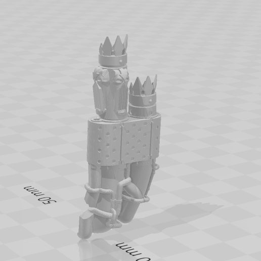 chaos knight exhaust 3D print model - Mito3D