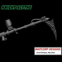 chaos knight scythe warhammer40k wargames miniatures wargaming imperial scifi tabletopgaming nurgle 3d print model - Mito3D