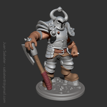 chaos knight game creature dungeons fantasy monster tabletop legendary d&d dnd 28mm monstrosity warhammer heroquest boardgame figurine 3d print model - Mito3D
