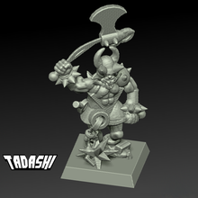caos predone gioco guerrieri orde warhammer fantasia 3d print model - Mito3D