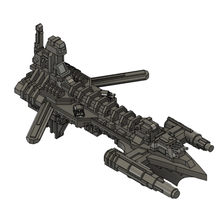 chaos raider 1 battlefleet gothic bfg toy 3d print model - Mito3D