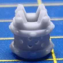 chaos space marines rhino exhausts caps game decoration trims 40k warhammer csm 3d print model - Mito3D