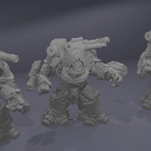 chaotic mutant demolisher - remix poses game obliterator chaos 3d print model - Mito3D