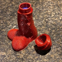 chap dick moda chondstick Çatlak Çubuk gizli konteyner saklamak penis sik horoz pecker şaka hediye 3d print model - Mito3D