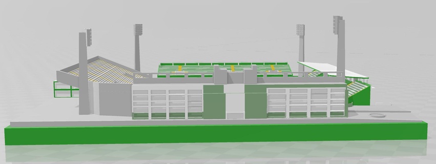 Chapecoense arena conda fútbol futebol estadio Brasil copa sudamericana 3d print model - Mito3D