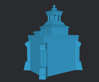 Şapel bağımsız kilise Tanrı tapınak şakak mabet 3d print model - Mito3D