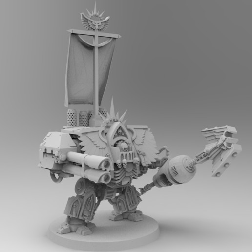 chaplin war robot game 3D print model - Mito3D