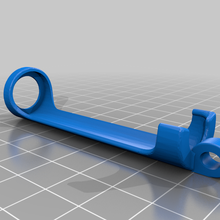 Chapstick Halter Unterstützung größer Schlüsselring Schmuck Schlüsselanhänger 3d print model - Mito3D