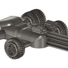 carbonizarse pla flotador tanque Ciencias ficción original juguete canon modelo guerra militar Ejército vehículo 3d print model - Mito3D
