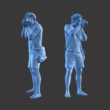 carattere figura foto c03 arte umano uomo minifigure corpo 3d print model - Mito3D