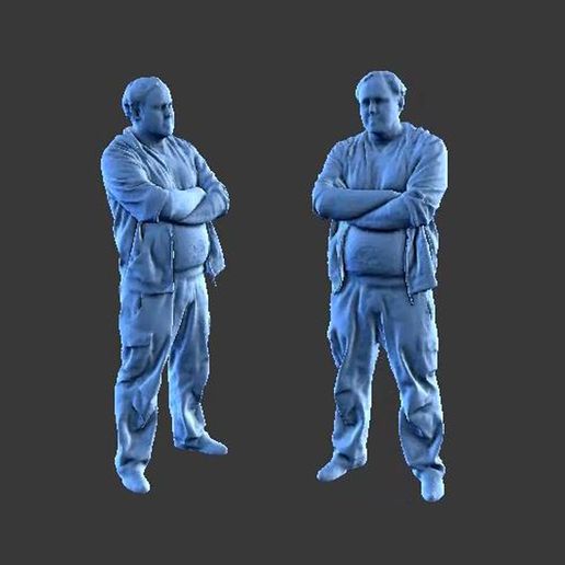 personagem homem figura a45 arte humano minifigura corpo 3D print model - Mito3D