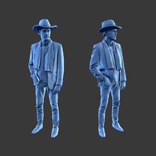 character man figure a52 art human minifigure body people 3d print model - Mito3D
