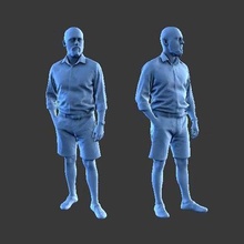 character man figure a57 art human minifigure body people 3d print model - Mito3D
