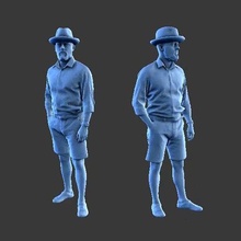 character man figure a59 art human minifigure body people 3d print model - Mito3D