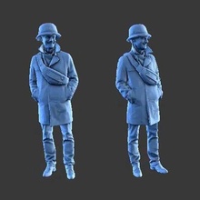 character man figure a69 art human minifigure body people 3d print model - Mito3D