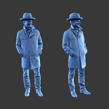 character man figure a70 art human minifigure body people 3d print model - Mito3D