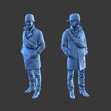 character man figure a72 art human minifigure body people 3d print model - Mito3D