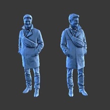 character man figure a73 art human minifigure body people 3d print model - Mito3D
