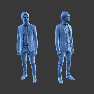 character man figure a86 human minifigure body people 3d print model - Mito3D