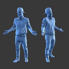 character man figure a91 art human minifigure body people 3d print model - Mito3D