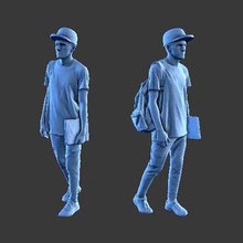 personagem homem figura a95 arte humano minifigura corpo 3d print model - Mito3D