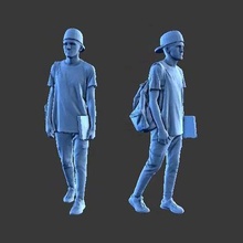 personagem homem figura a96 arte humano minifigura corpo 3d print model - Mito3D