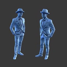 personagem homem figura a98 arte humano minifigura corpo 3d print model - Mito3D