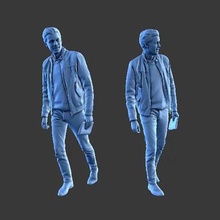 character man figure a99 art human minifigure body people 3d print model - Mito3D