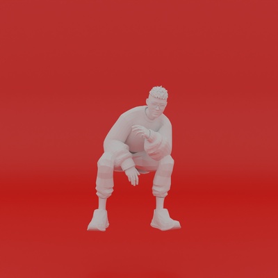 personagem pose brinquedo homem miniatura figura 070 arte humano mulher 3dprint 3d print model - Mito3D