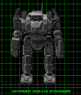 charger cgr-1a5 stranger Game battletech battlemech mech mecha mechwarrior robot tank army military  3d print model - Mito3D