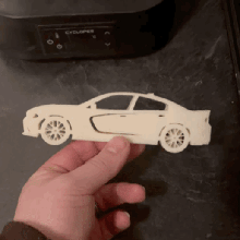 chargeur logo fraternité muscle Esquive art hémi voiture 3d print model - Mito3D
